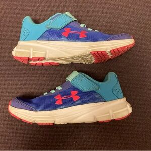 Girls size 12 Under Armour running shoes
